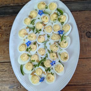 Oeuf mimosa mayonnaise maison